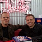 Tim Ferris at Digital Cafe Studios with Mike Koenigs